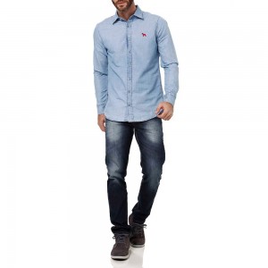 Peças-chave Camisa Jeans Lojas Pompéia