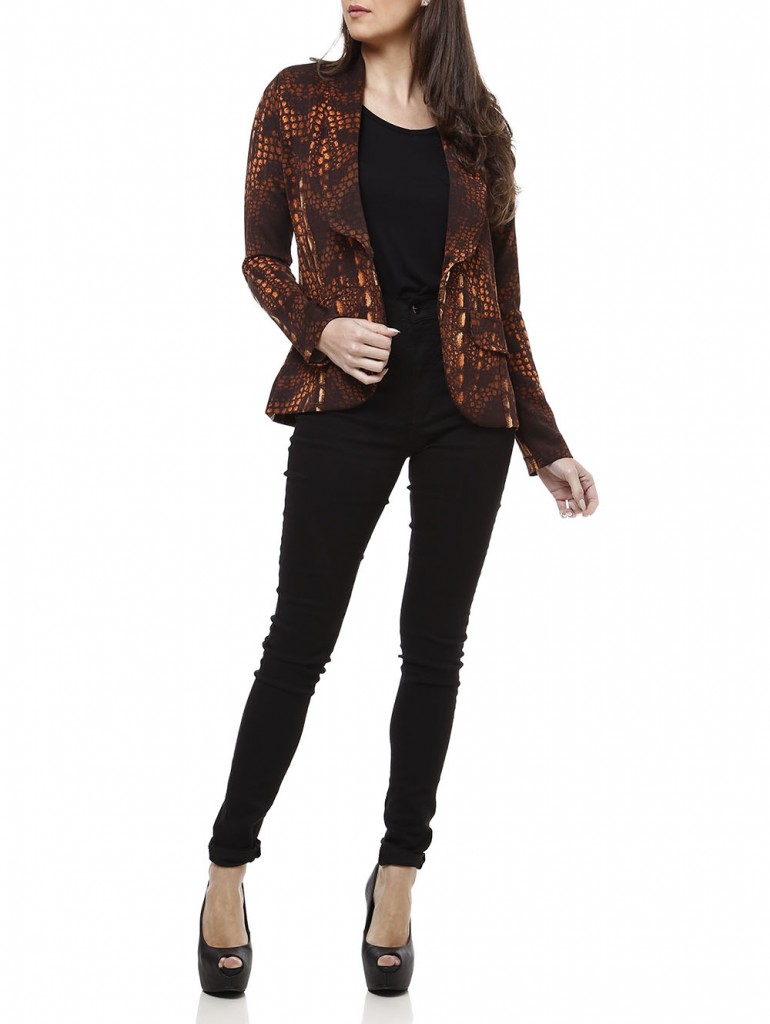 lojas pompeia acessorios blazer estampado