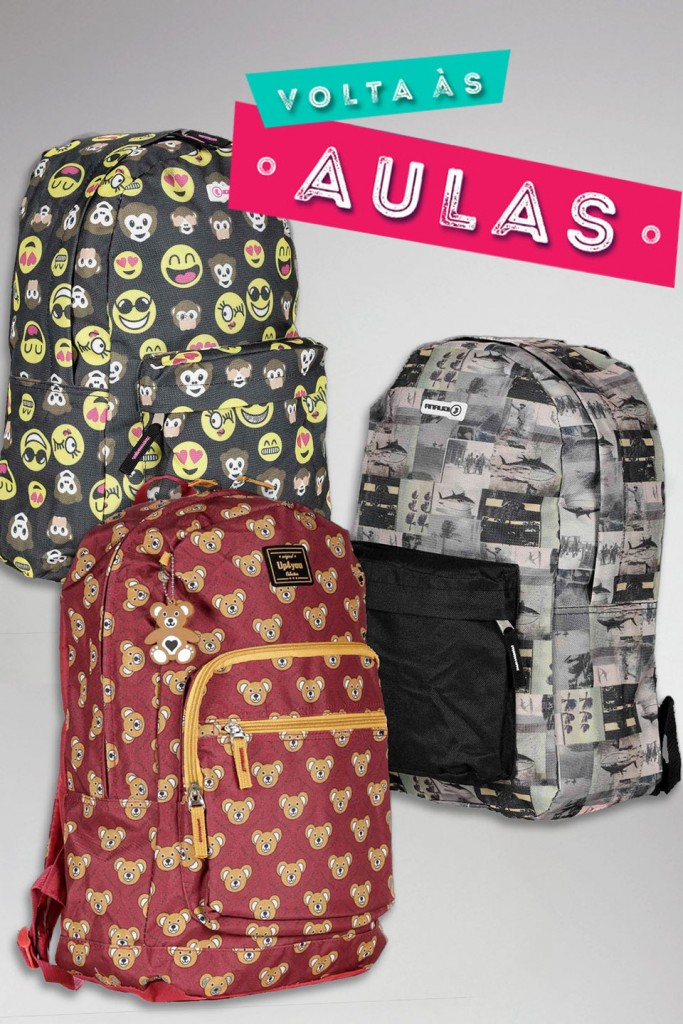 mochilas para volta as aulas lojas pompeia