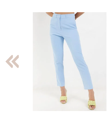 calça azul de alfaiataria para dar cor ao estilo preppy