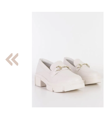 mocassim off white para o estilo preppy