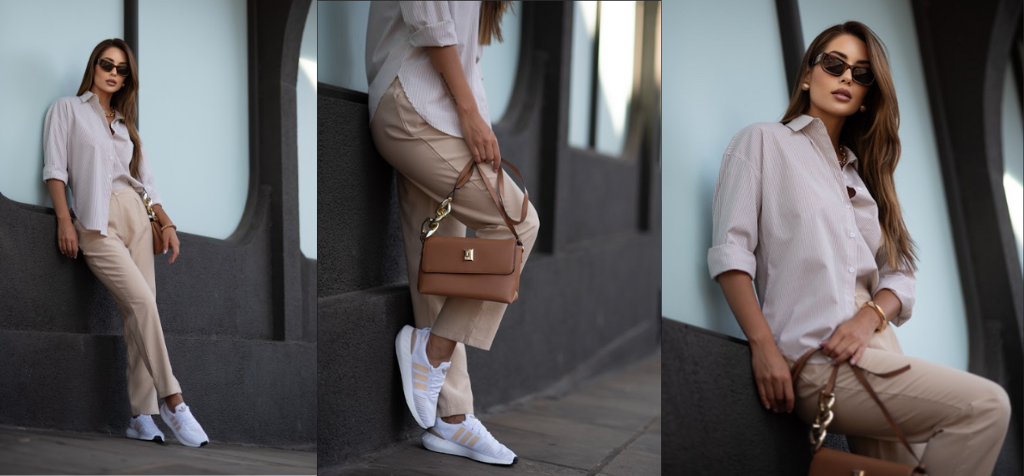 Incorpore o tênis branco no look do dia