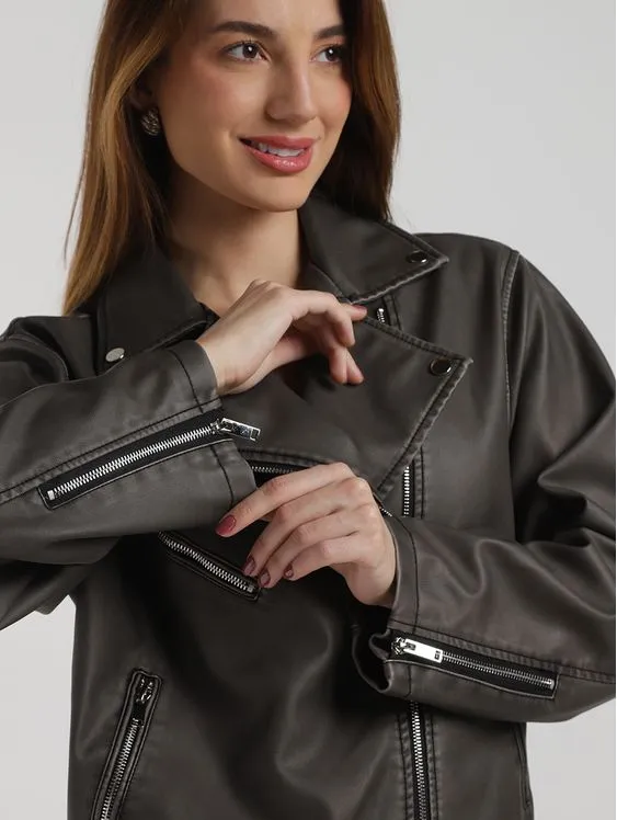 jaqueta courino rocker