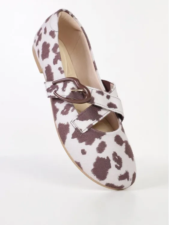 sapatilha cow print